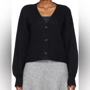 Staud Black Eloise Cardigan